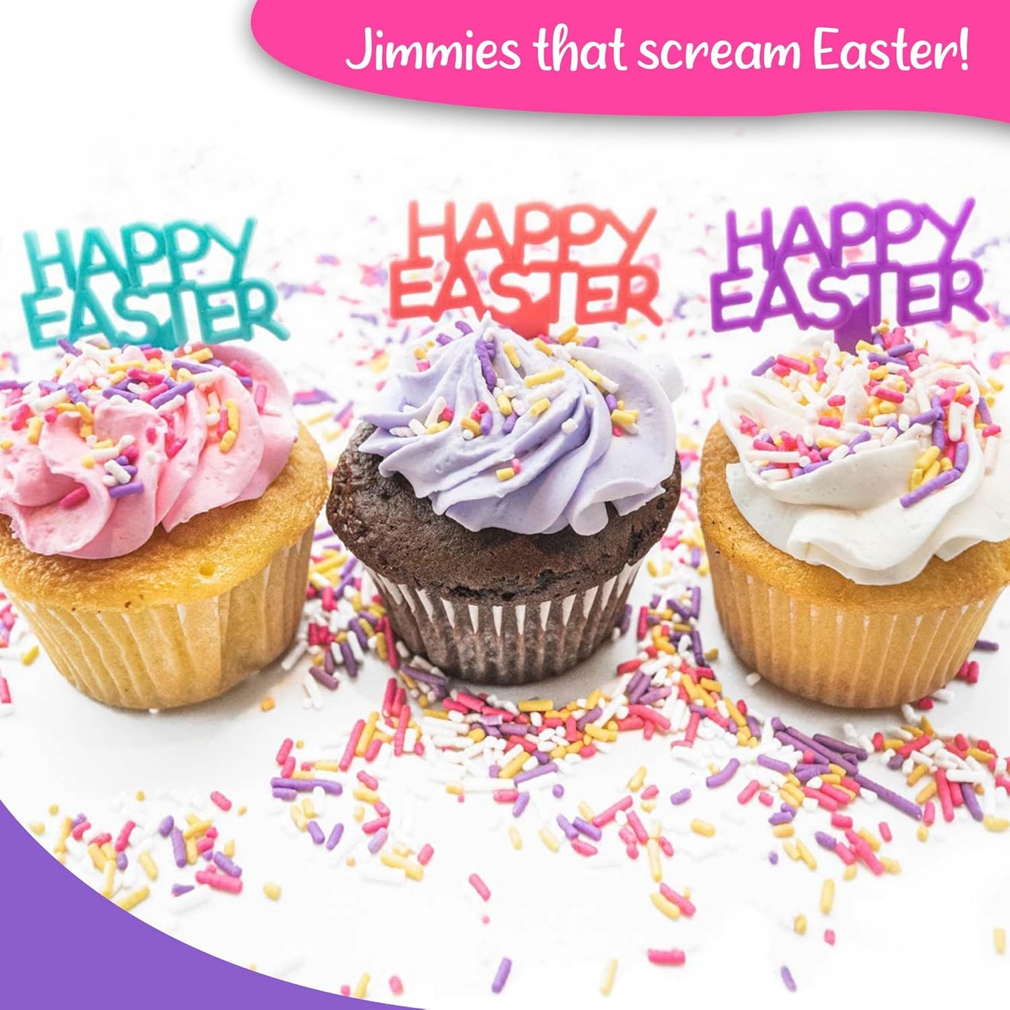 Sprinkle Me This – Jimmies in the Springtime Mix – Soft Pastel Spring & Easter Sprinkles for Baking and Decorating (4, 8, 12 oz)