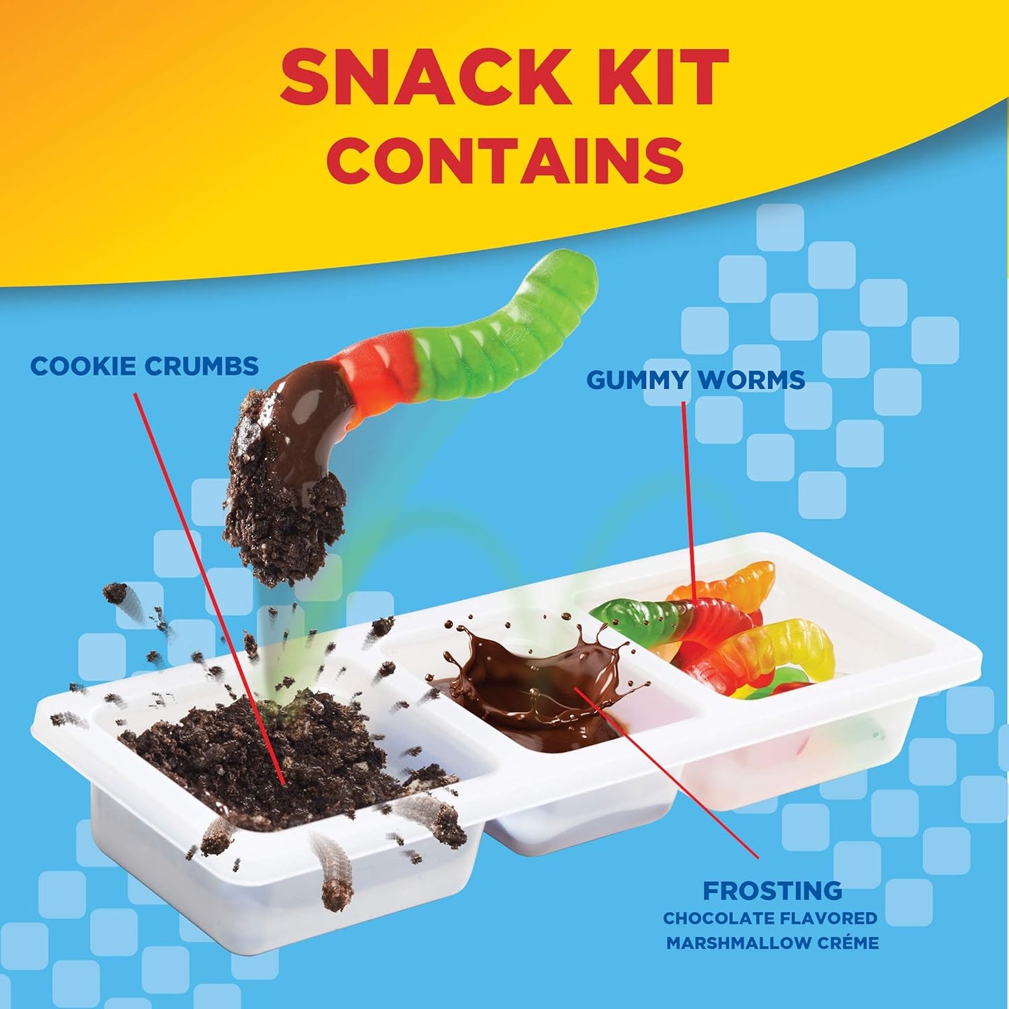 Lunchables Snack Time Favorites – S’mores Dippers & Dirt Cake – Fun, Sweet, and Portable Treats – Available in 1 ct and 12 ct Packs
