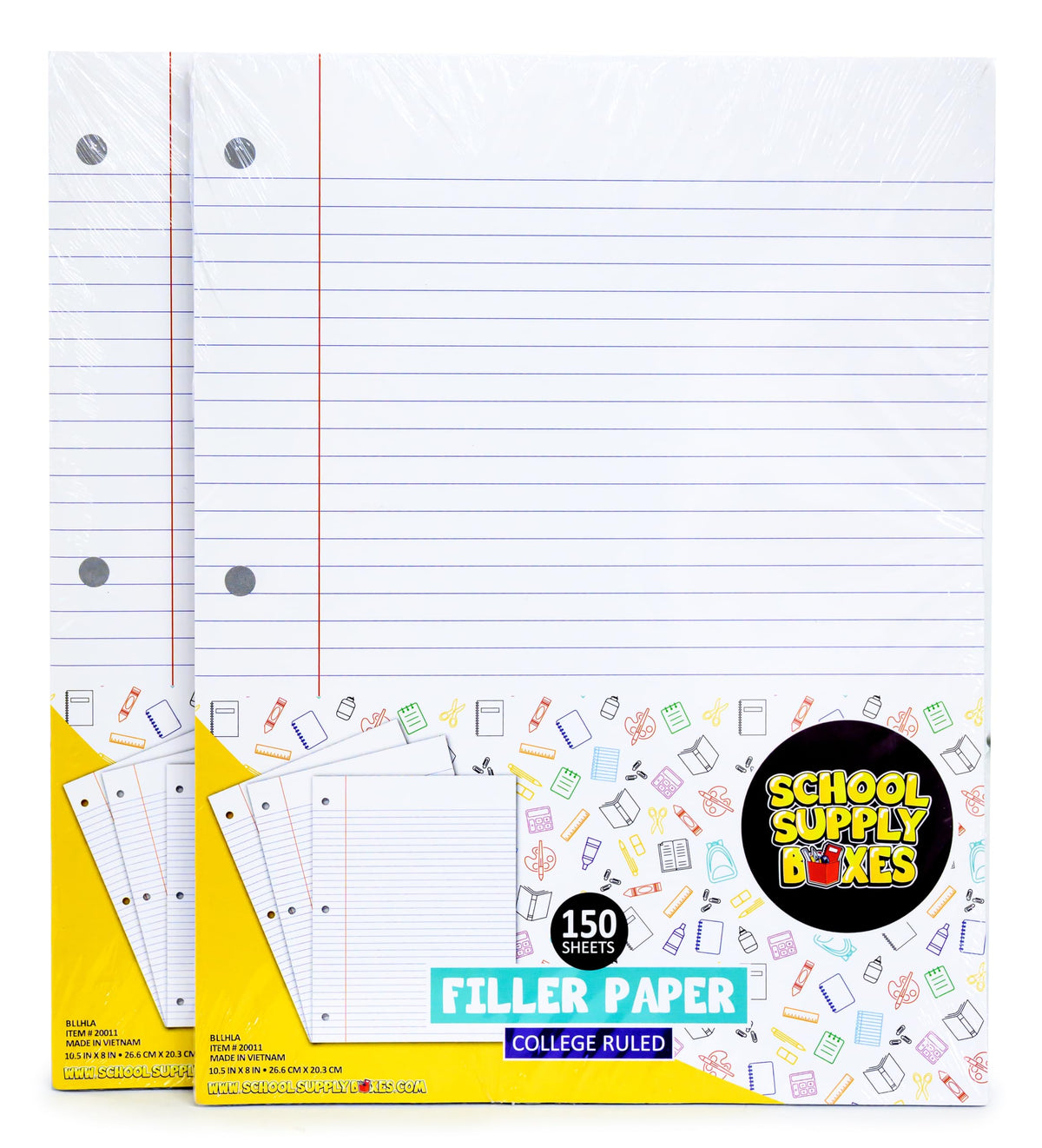 School Supply Boxes | High School Writing Bundle (72 Piece) | House Brand Edition | Available in a Box (1 Unit), a Case (2 Units), and a Pallet (112 Units)