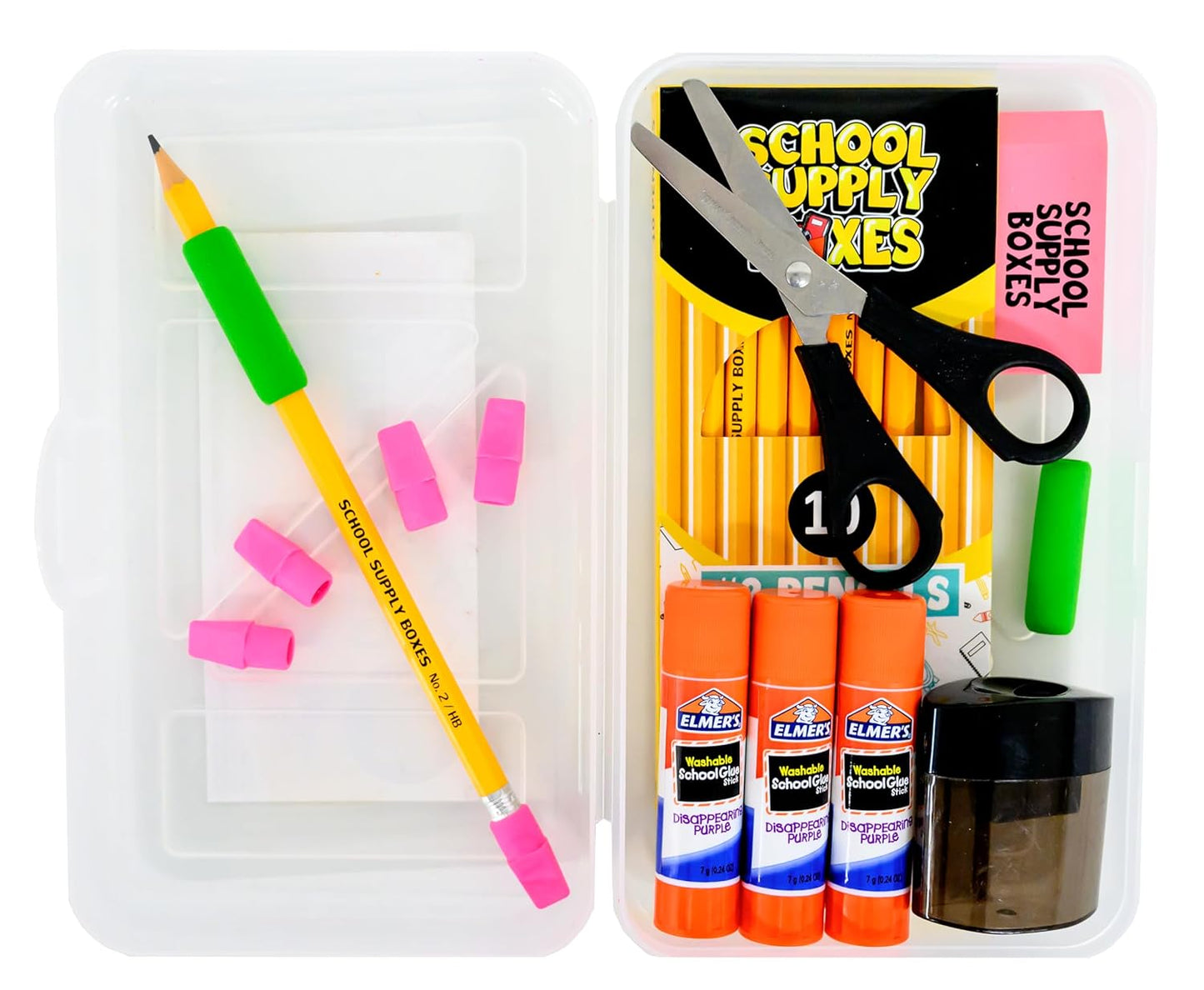 School Supply Boxes | K–5 Bundle | Complete School Supply Kit with Notebooks, Art & Writing Supplies | Box (1), Case (4), Pallet (180)