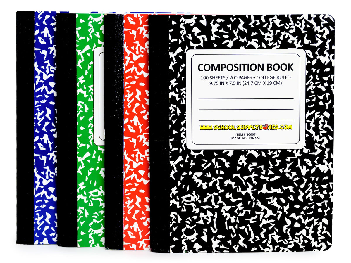 School Supply Boxes | High School Writing Bundle (72 Piece) | House Brand Edition | Available in a Box (1 Unit), a Case (2 Units), and a Pallet (112 Units)