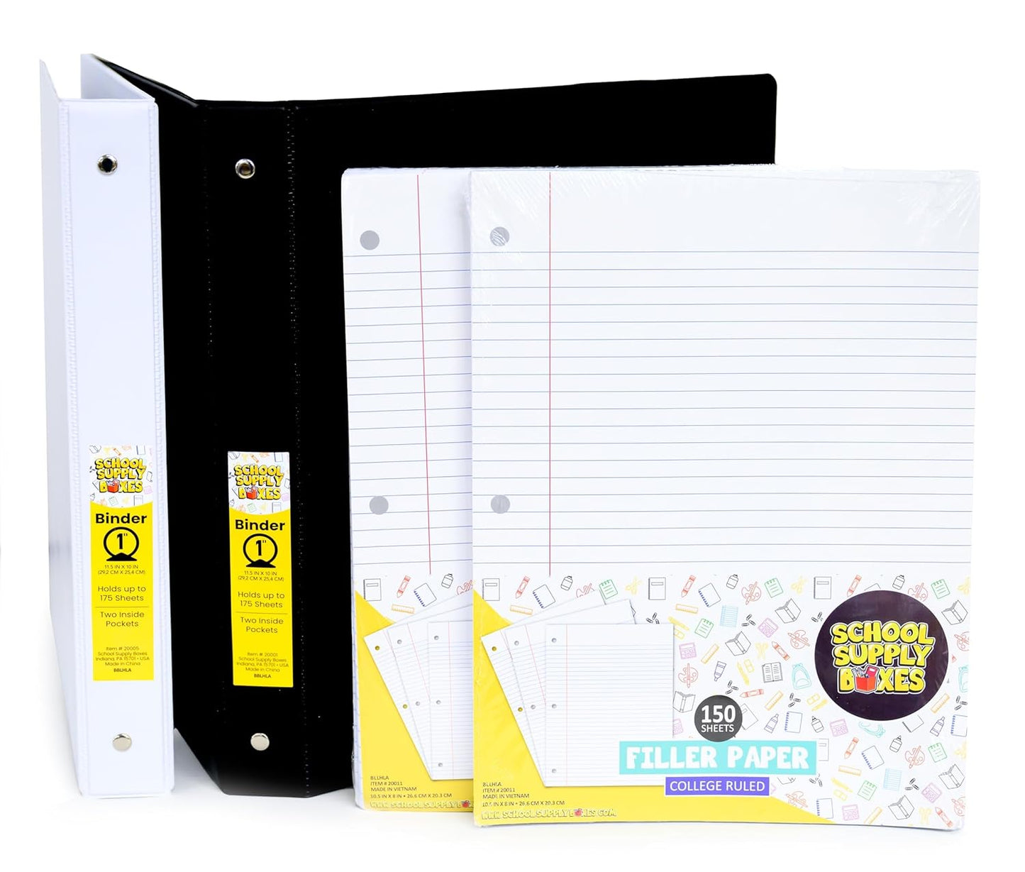 School Supply Boxes | Secondary School Bundle | Complete Back to School Essentials | Box (1), Case (2), or Pallet (112)