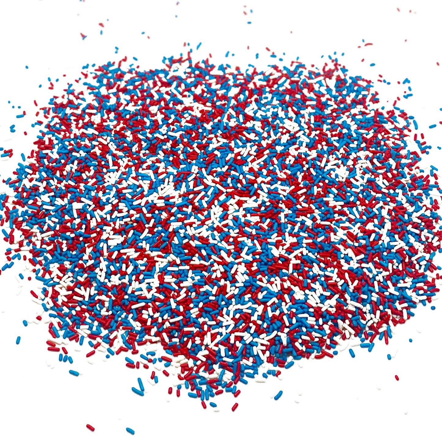 Sprinkle Me This – Patriotic All American Decorettes Sprinkles – 4, 8, 12 oz – Red, White & Blue for Baking & Decorating