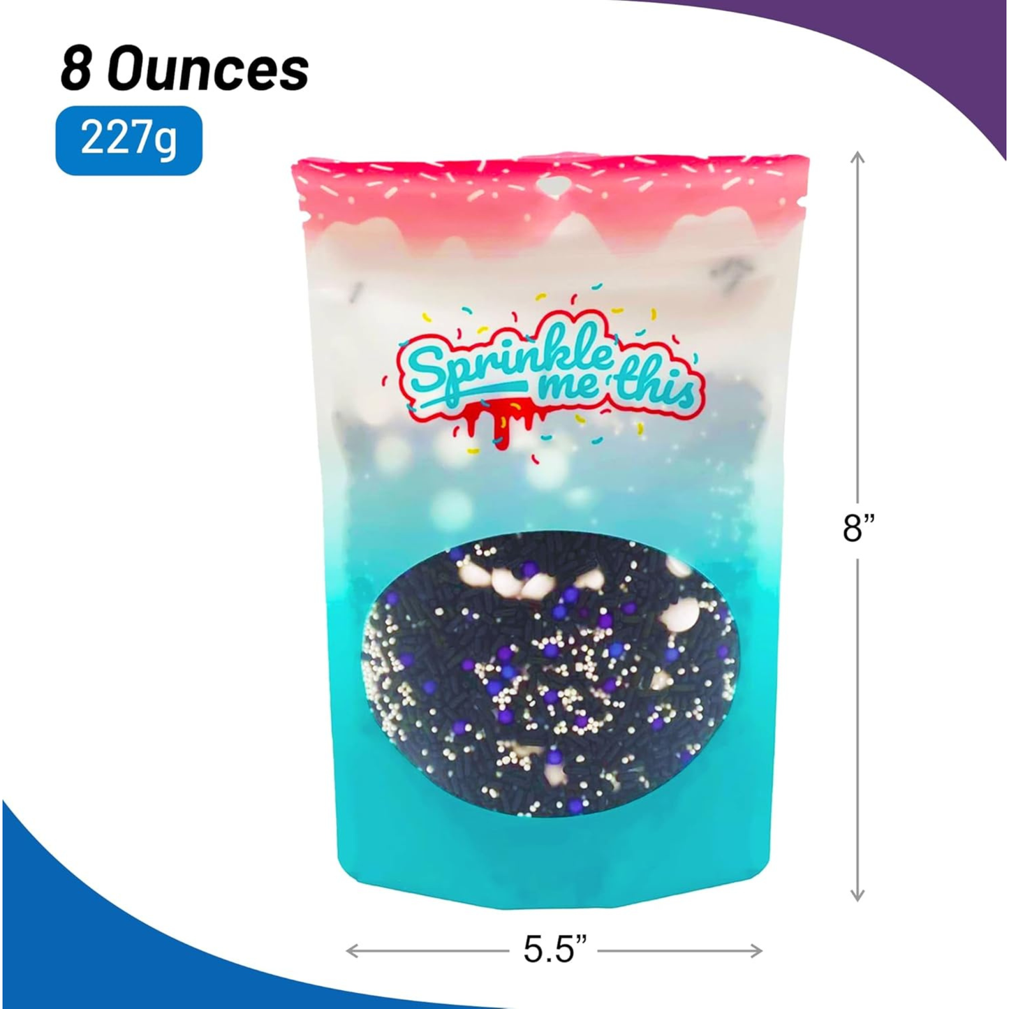 Sprinkle Me This – Eye Got a Bone to Pick Edible Sprinkles – 4, 8 & 12 oz – Halloween Dessert Topping for Cookies, Cupcakes & Cakes