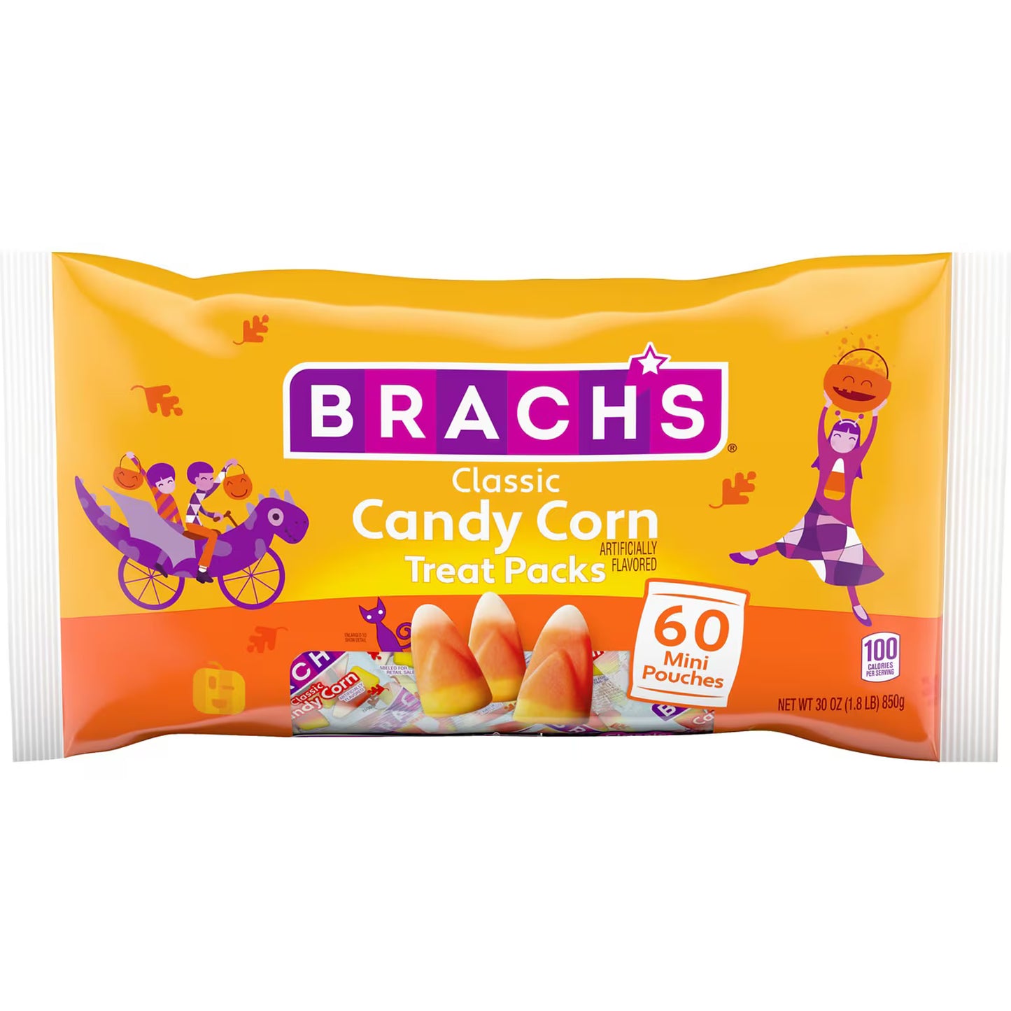 Brach's Classic Candy Corn – Fall & Halloween Candy – 4.2 oz Bag or 20 oz Bag