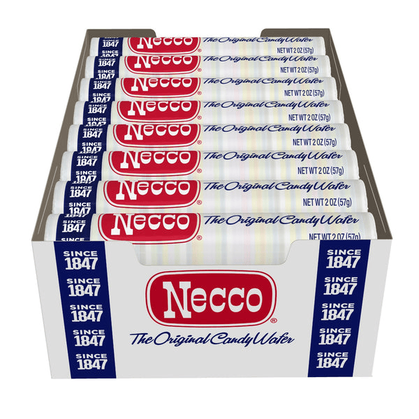 NECCO Wafers Candy – Classic Assorted & Chocolate Rolls | Multi-Pack 1, 6, 24 & 8-Variety