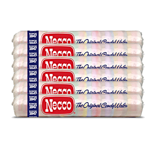 NECCO Wafers Candy – Classic Assorted & Chocolate Rolls | Multi-Pack 1, 6, 24 & 8-Variety
