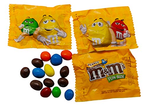 Blair Candy - Fun Size Peanut M&M's – Milk Chocolate, Peanut Candy in Resealable Bag