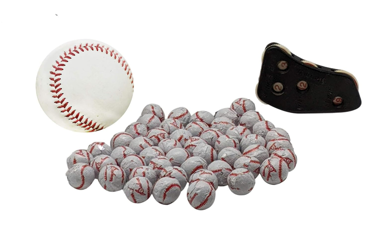 Blair Candy - Individually Wrapped Chocolate Baseballs – Regular Milk Chocolate Candy