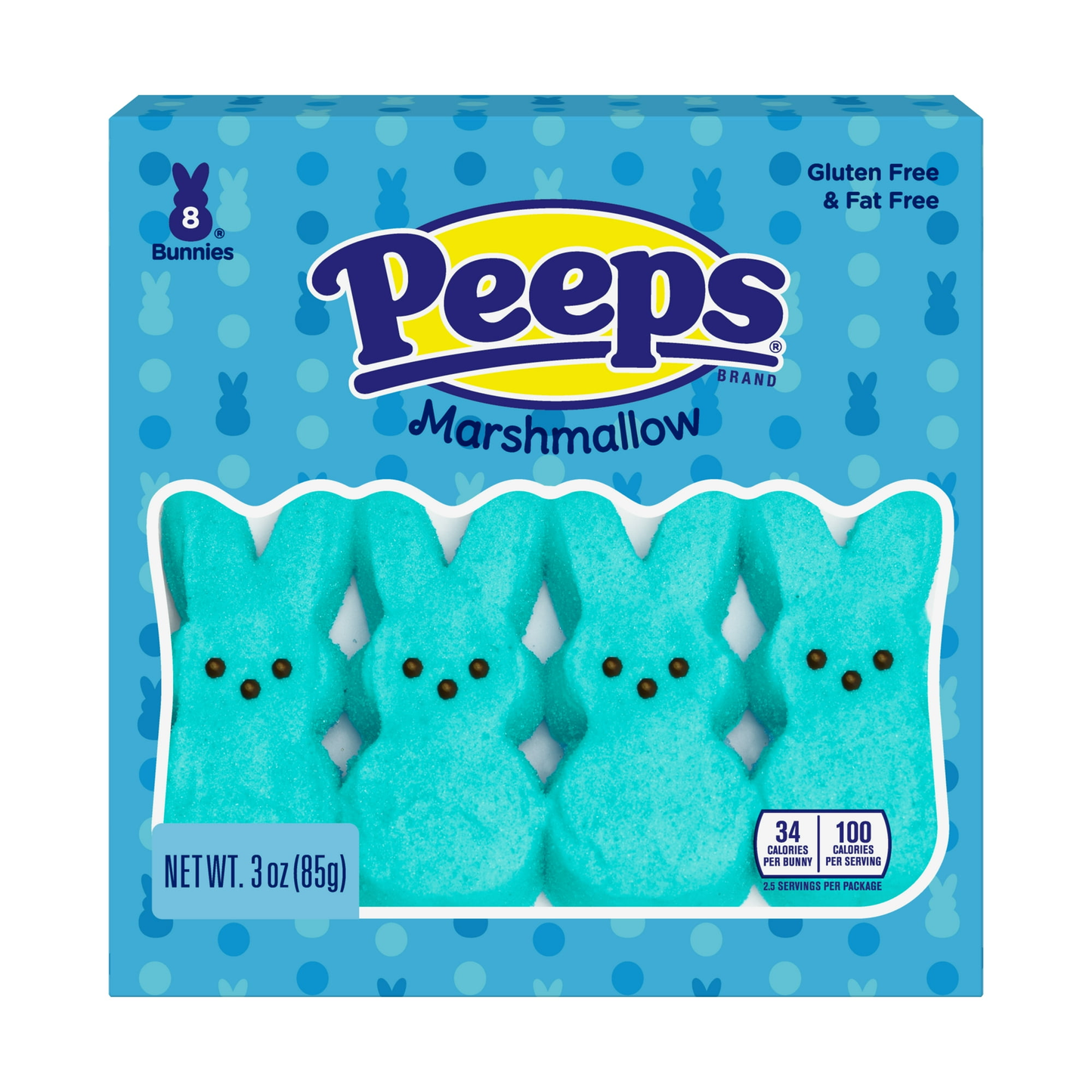 Peeps Marshmallow Chicks & Bunnies – Soft Easter Candy – Pink, Lavender, Yellow & Blue – 5, 8, 10 Count & Variety Pack