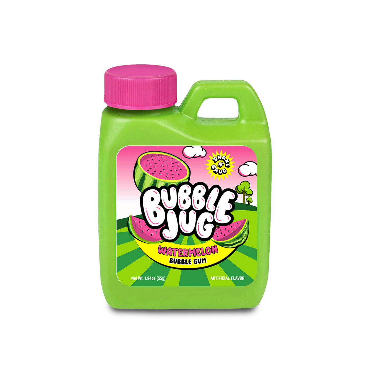 Bubble Jug 1.94 oz - Nostalgic Powdered Candy That Turns Into Chewy Bubble Gum | Available in 1, 3, 12 & 4-Pack Variety