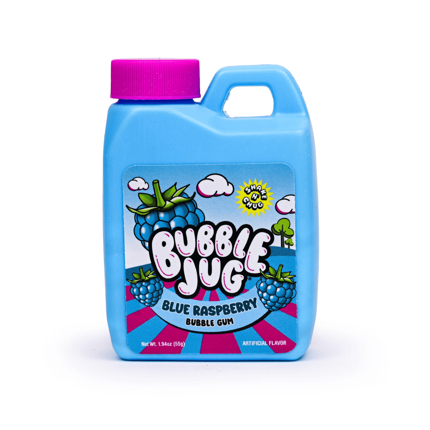 Bubble Jug 1.94 oz - Nostalgic Powdered Candy That Turns Into Chewy Bubble Gum | Available in 1, 3, 12 & 4-Pack Variety