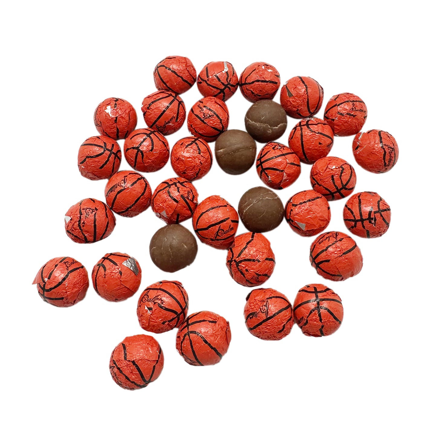 Blair Candy - Individually Wrapped Chocolate Basketballs – Regular Milk Chocolate Candy