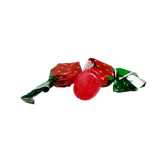 Colombina Strawberry Buds Individually Wrapped – Strawberry Flavored Hard Candy with Creamy Center