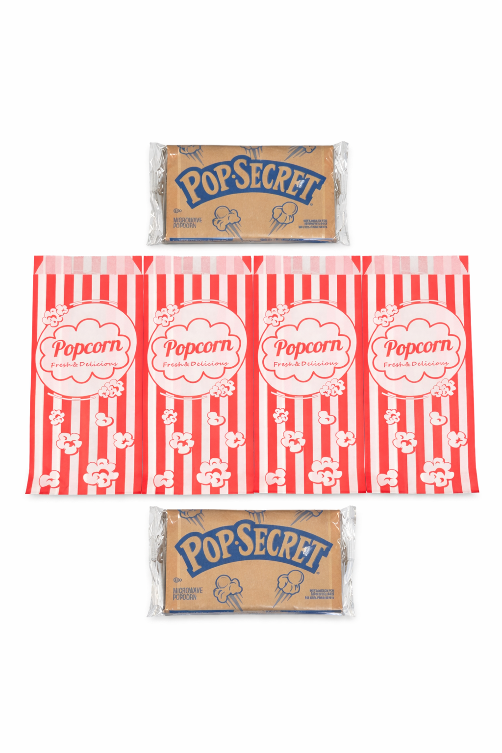 Gift Box Garden – 27-Piece Movie Night Snack Gift Box – Popcorn, Candy, Chocolate, Cookies & Savory Snacks