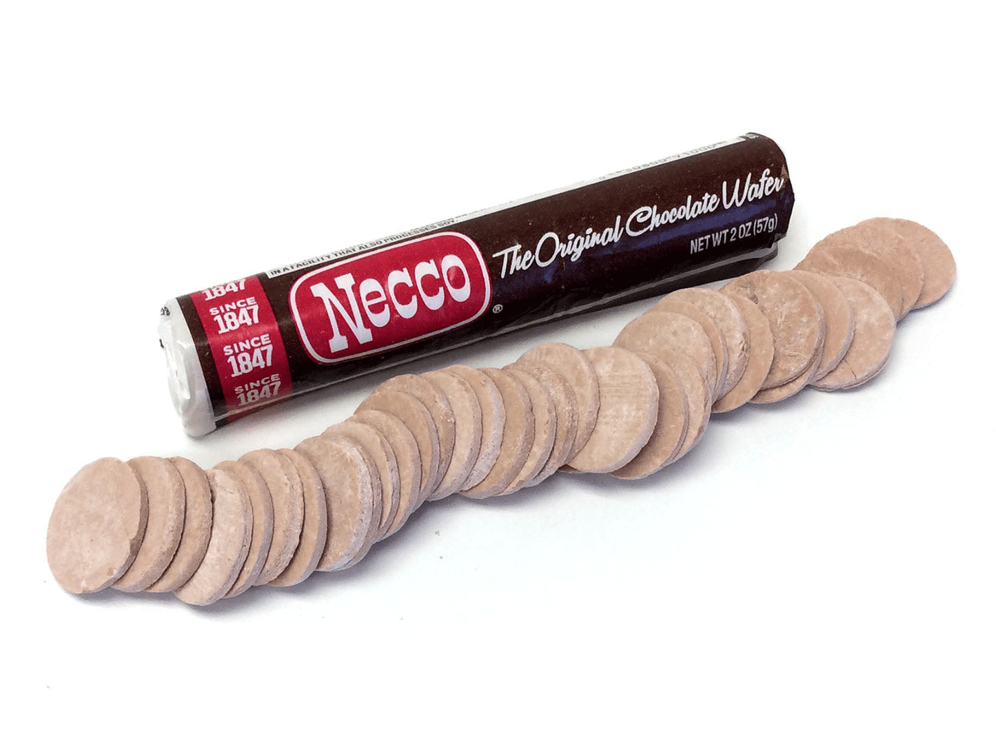 NECCO Wafers Candy – Classic Assorted & Chocolate Rolls | Multi-Pack 1, 6, 24 & 8-Variety