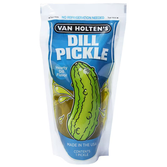 Van Holten’s Pickles – Jumbo Pickle-in-a-Pouch – Multiple Bold Flavors – Available in 1 Pack or 12 Pack