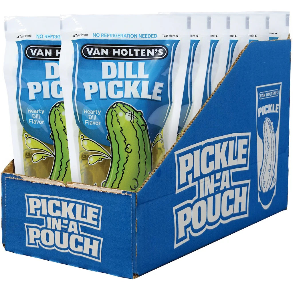 Van Holten’s Pickles – Jumbo Pickle-in-a-Pouch – Multiple Bold Flavors – Available in 1 Pack or 12 Pack
