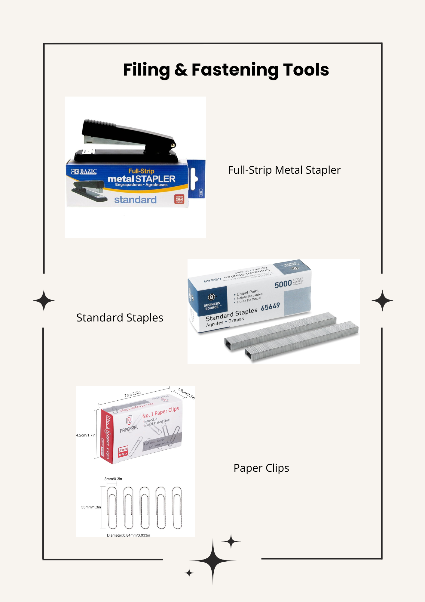 School Supply Boxes | Complete Office Kit | Filing, Mailing & Organization Supplies for Home Office & Small Business