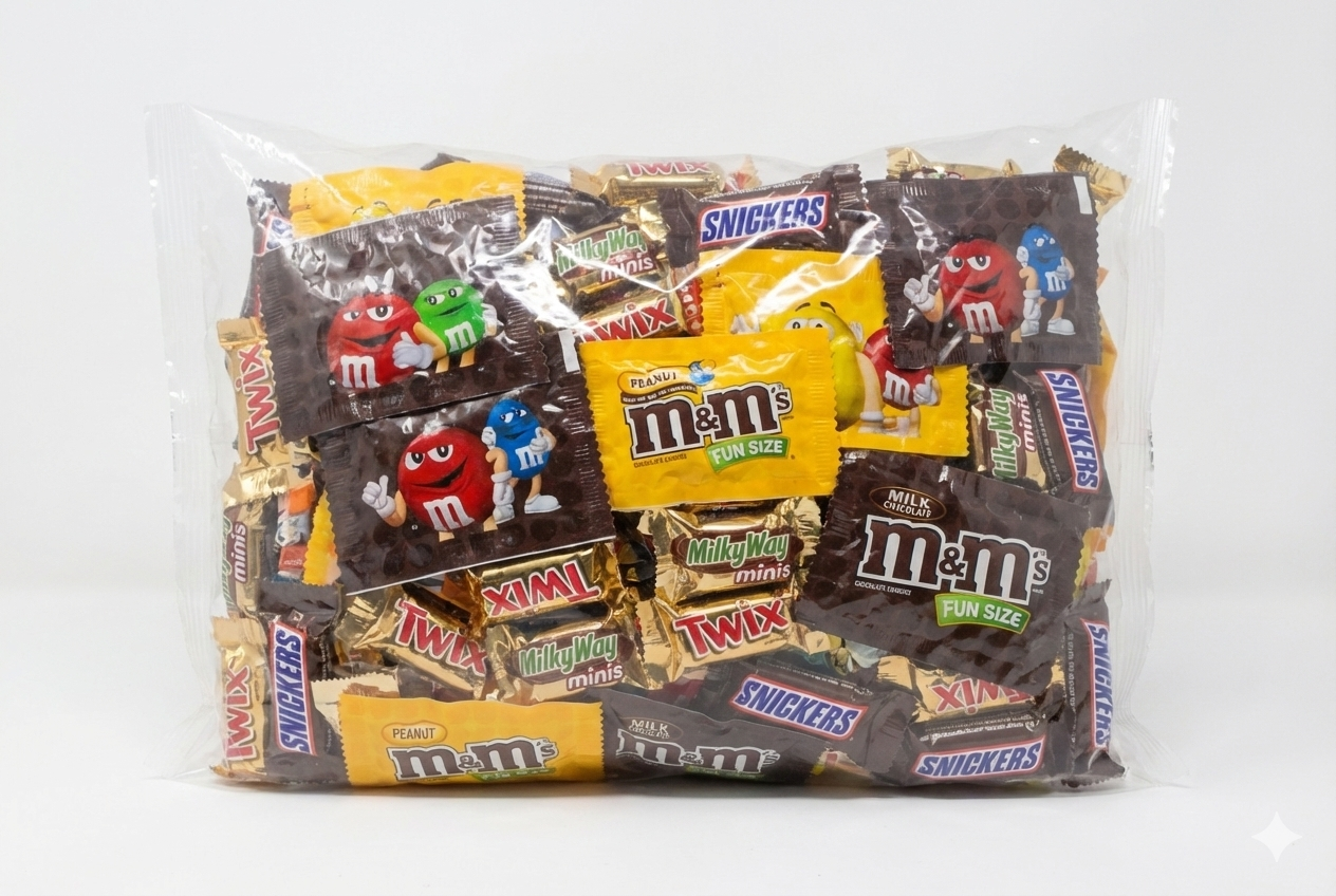 Mars Assorted Chocolate Candy Mix – 5 Pound Bulk Variety Pack – Bulk Mini Chocolates Candy Bars Individually Wrapped – Party Candy, Office Snacks & Event Treats