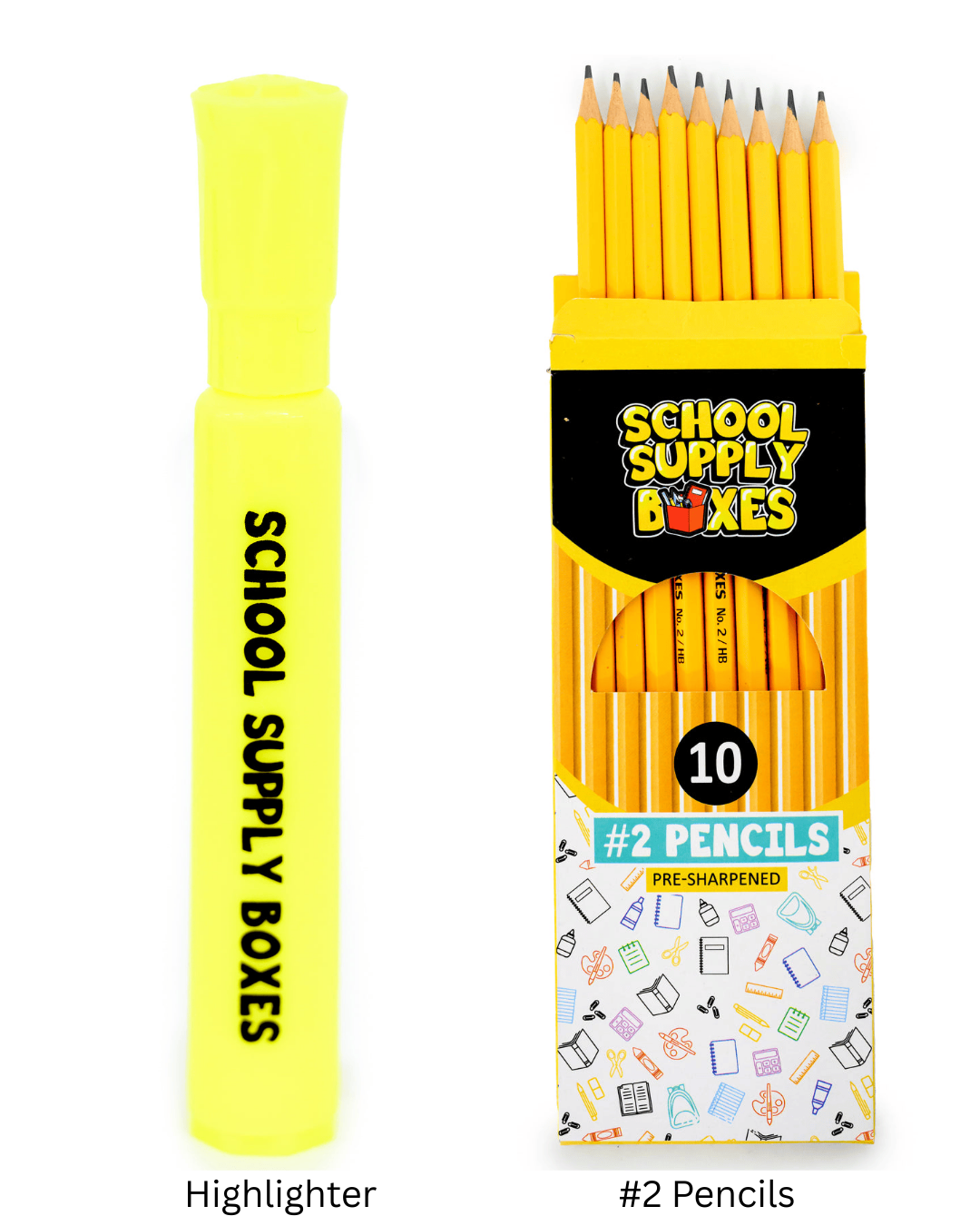 School Supply Boxes - Tax Time Essentials Office Kit – Basic Filing & Writing Supplies for Personal or Home Office Tax Prep