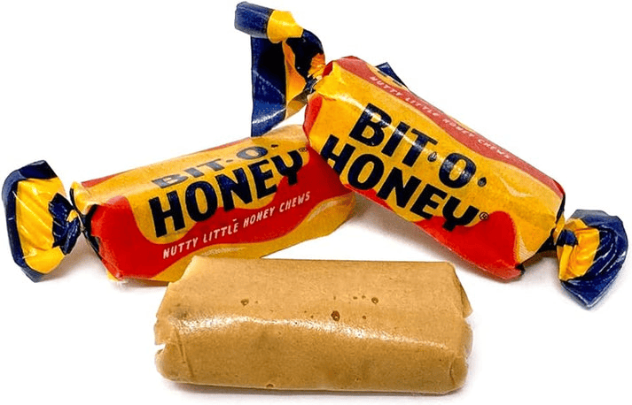 Bit-O-Honey – Individually Wrapped Nutty Little Honey Taffy Chews – Available in 1, 2, 3 & 5 lb Bags