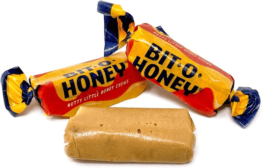 Bit-O-Honey – Individually Wrapped Nutty Little Honey Taffy Chews – Available in 1, 2, 3 & 5 lb Bags