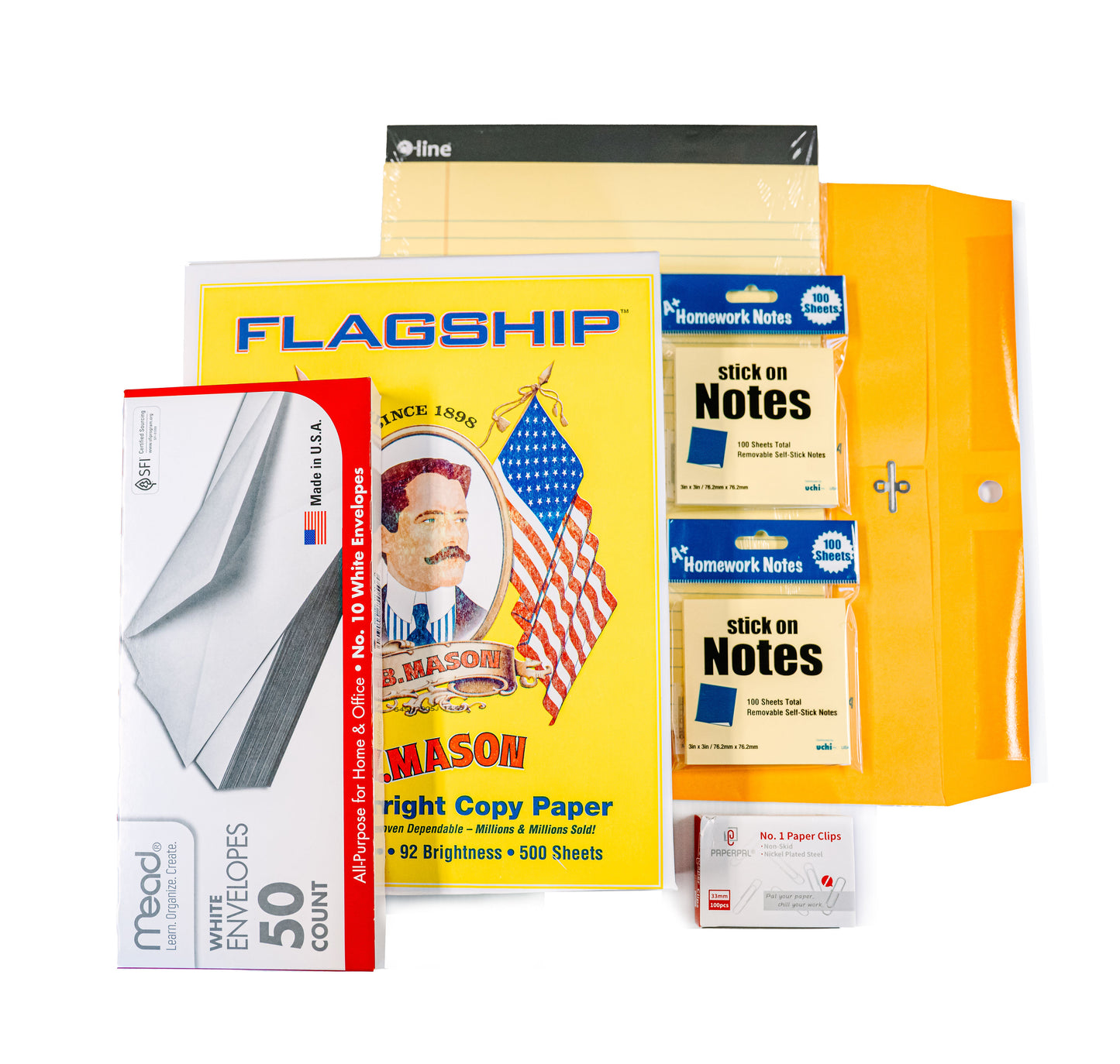 School Supply Boxes | Complete Office Kit | Filing, Mailing & Organization Supplies for Home Office & Small Business