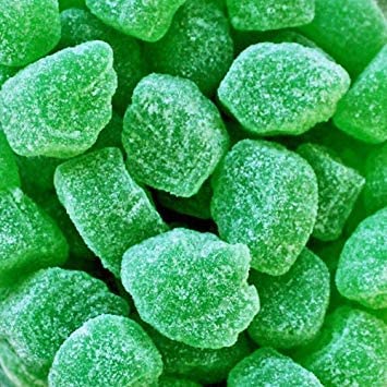 Jelly Spearmint Leaves – Chewy Mint Candy for Parties & Snacking | 1, 2, 3 & 5 lbs