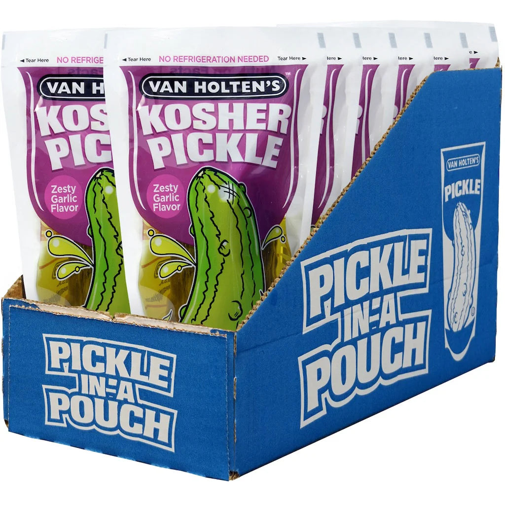 Van Holten’s Pickles – Jumbo Pickle-in-a-Pouch – Multiple Bold Flavors – Available in 1 Pack or 12 Pack
