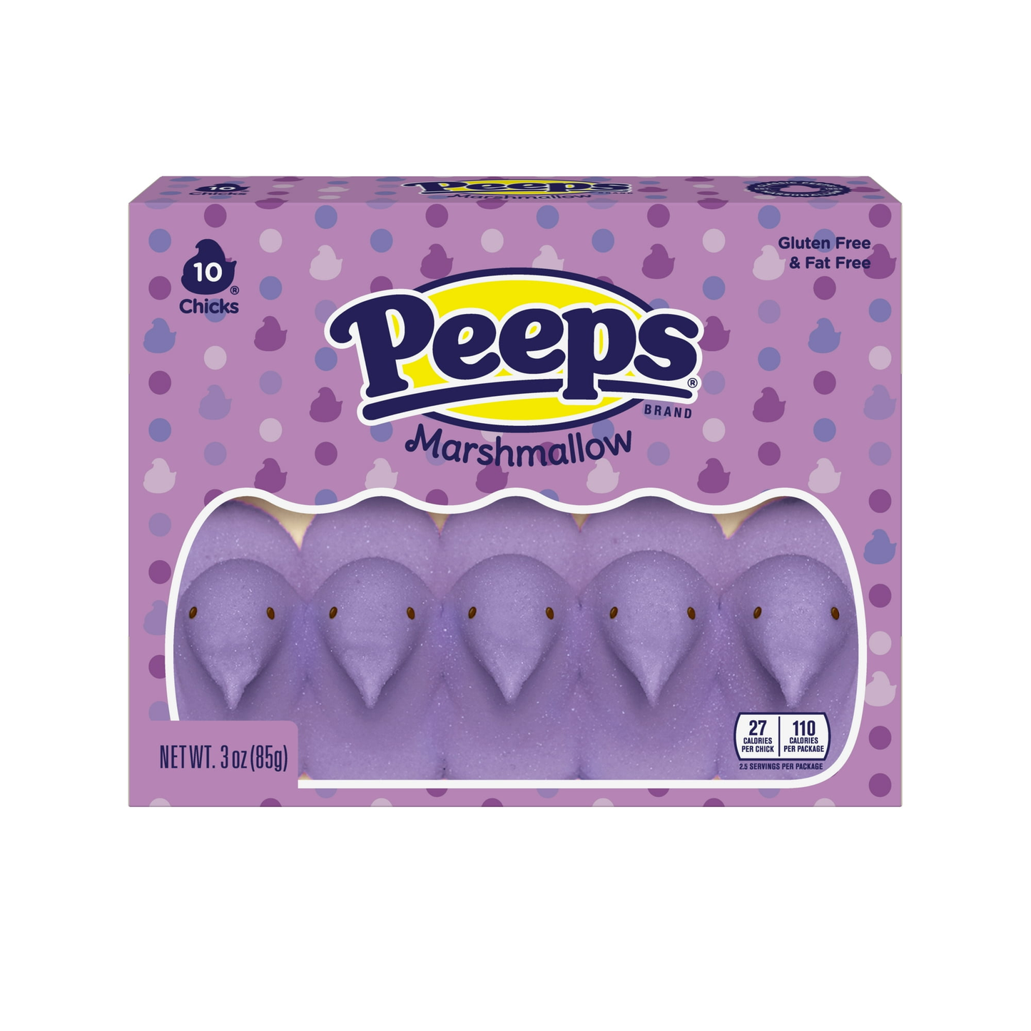 Peeps Marshmallow Chicks & Bunnies – Soft Easter Candy – Pink, Lavender, Yellow & Blue – 5, 8, 10 Count & Variety Pack