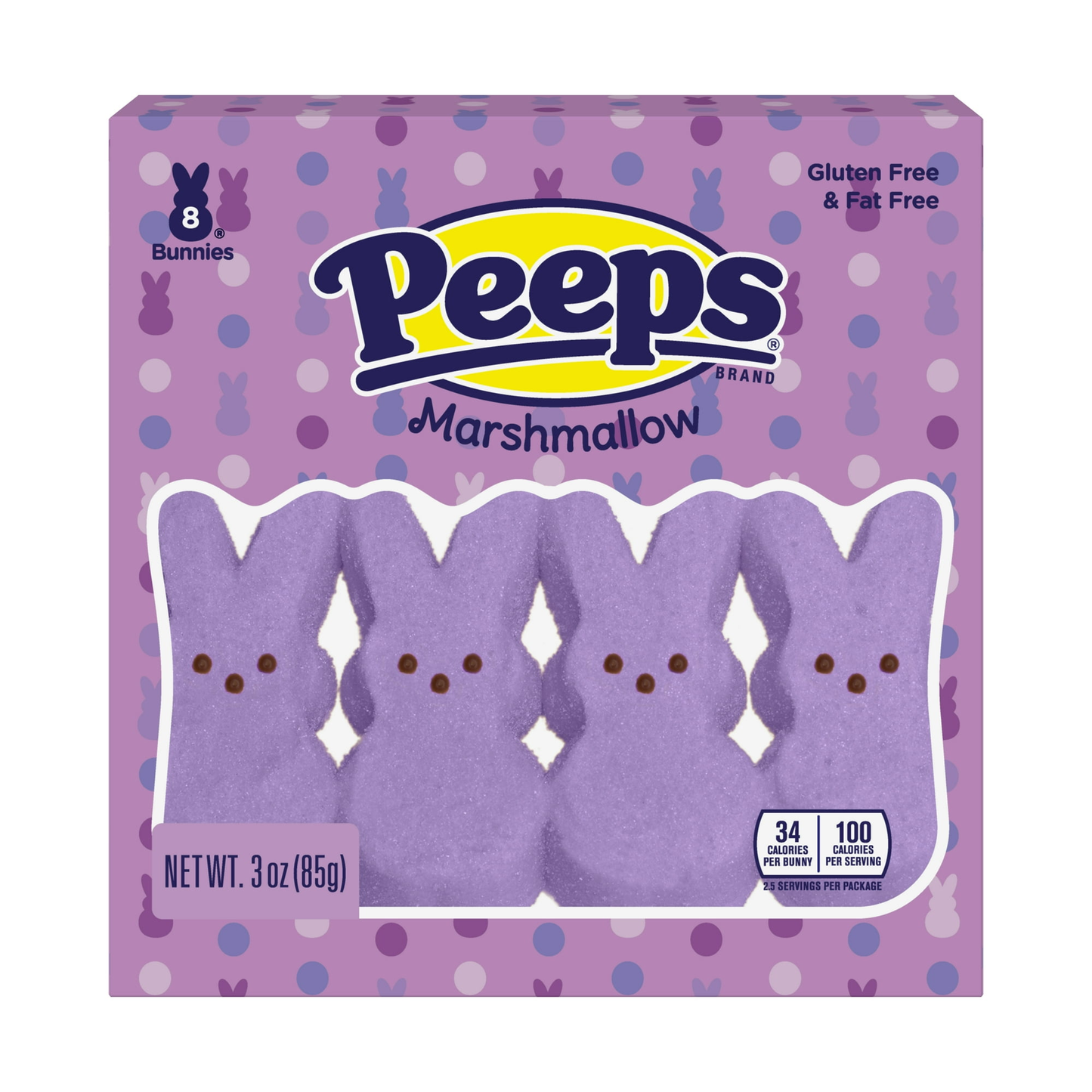Peeps Marshmallow Chicks & Bunnies – Soft Easter Candy – Pink, Lavender, Yellow & Blue – 5, 8, 10 Count & Variety Pack