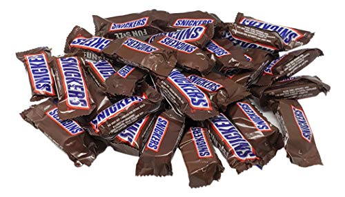 Blair Candy – Snickers Fun Size Candy Bars – Caramel, Nougat, Chocolate-Covered Candy