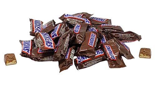 Blair Candy – Snickers Fun Size Candy Bars – Caramel, Nougat, Chocolate-Covered Candy