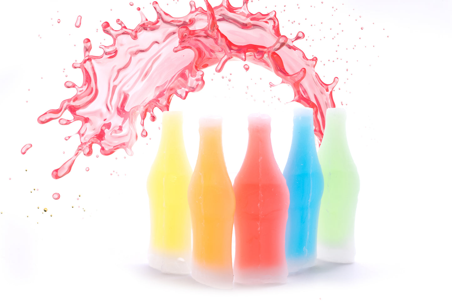 Nik-L-Nip Wax Bottles - Fruit-Flavored Retro Treats in Wax Bottles