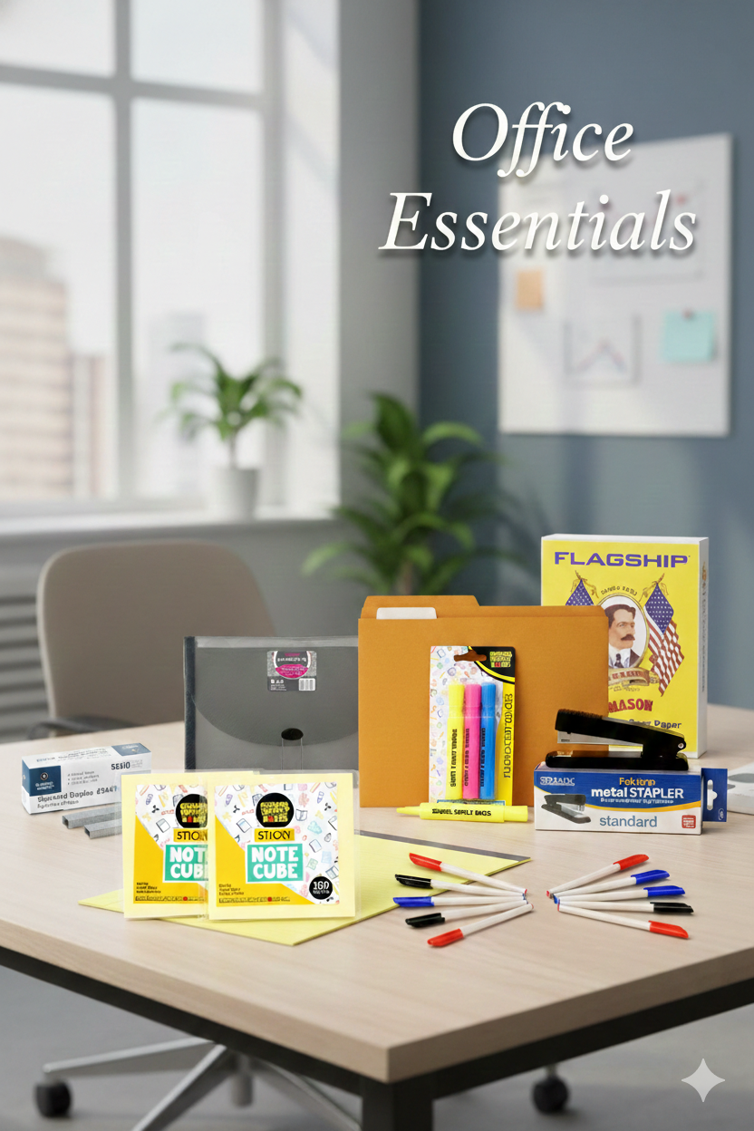 School Supply Boxes | Complete Office Kit | Filing, Mailing & Organization Supplies for Home Office & Small Business