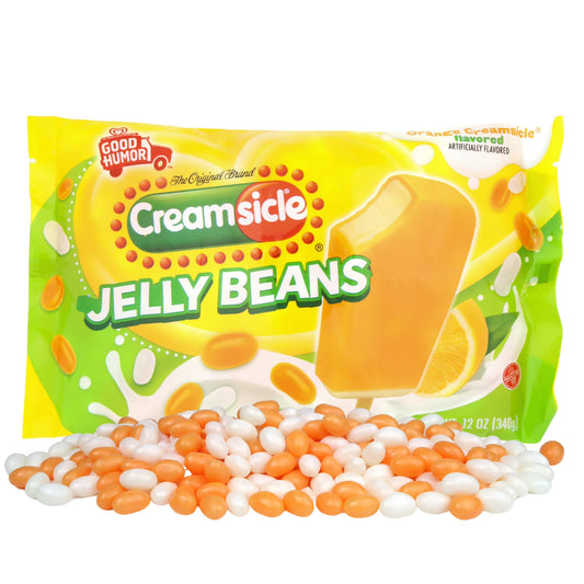 Good Humor Creamsicle Jelly Beans – 10oz Bag – Orange & Vanilla Flavored