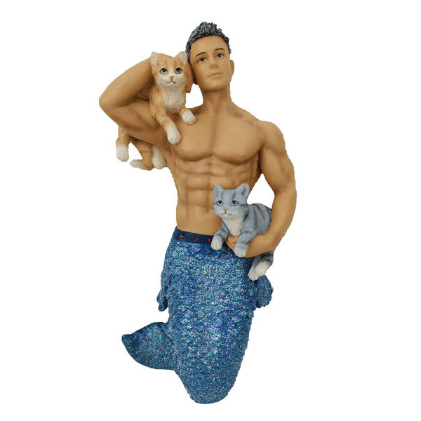 December Diamonds Ornaments – Handcrafted Merman, Animal & Holiday Figurines – Unique Collectible Christmas Tree Decorations