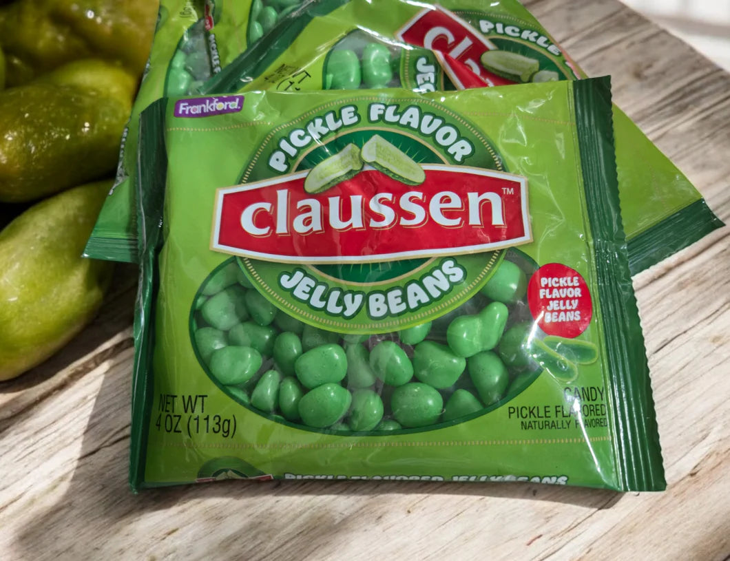 Claussen Pickle-Flavored Jelly Beans – 4oz Bag
