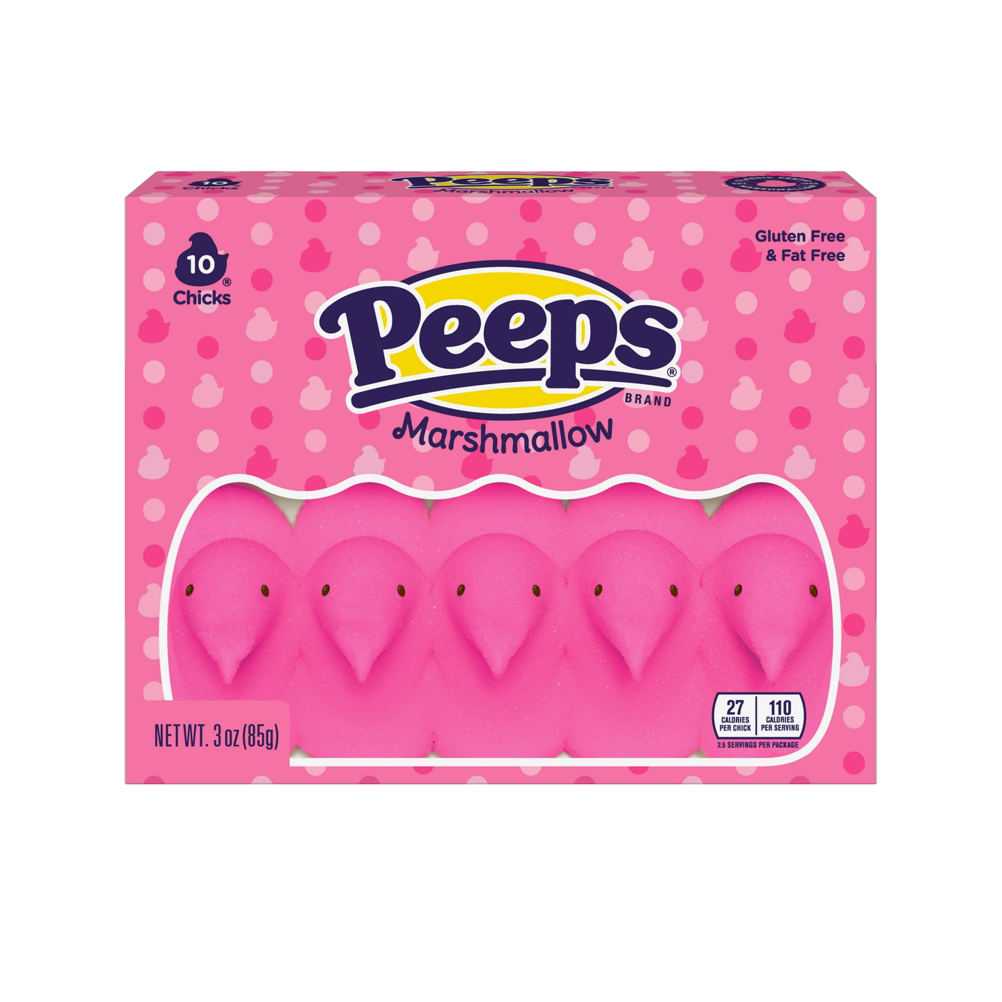 Peeps Marshmallow Chicks & Bunnies – Soft Easter Candy – Pink, Lavender, Yellow & Blue – 5, 8, 10 Count & Variety Pack