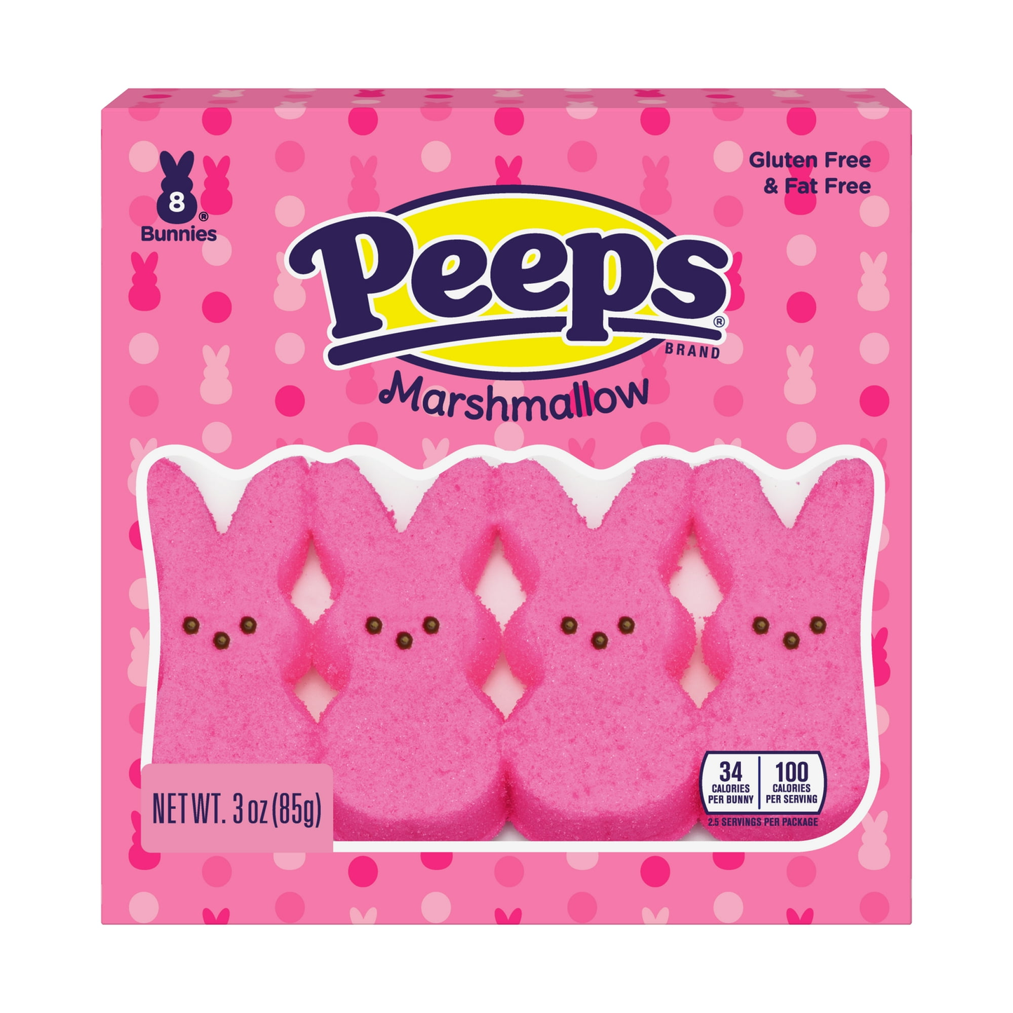 Peeps Marshmallow Chicks & Bunnies – Soft Easter Candy – Pink, Lavender, Yellow & Blue – 5, 8, 10 Count & Variety Pack