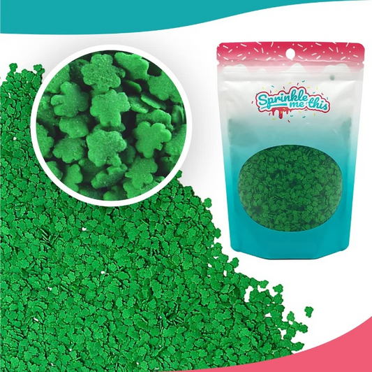 Sprinkle Me This – Plenty o’ Luck Green Shamrock Sprinkles – St. Patrick’s Day Sprinkles – 4, 8 & 12 oz for Baking & Decorating