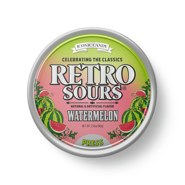 Retro Sours – Citrus, Tangerine & More - Classic Hard Candy in Bold Fruity Flavors – 1 Pack, 8 Pack, 3-Flavor, or 7-Flavor Variety
