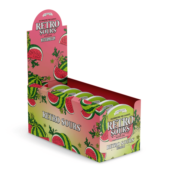 Retro Sours – Citrus, Tangerine & More - Classic Hard Candy in Bold Fruity Flavors – 1 Pack, 8 Pack, 3-Flavor, or 7-Flavor Variety