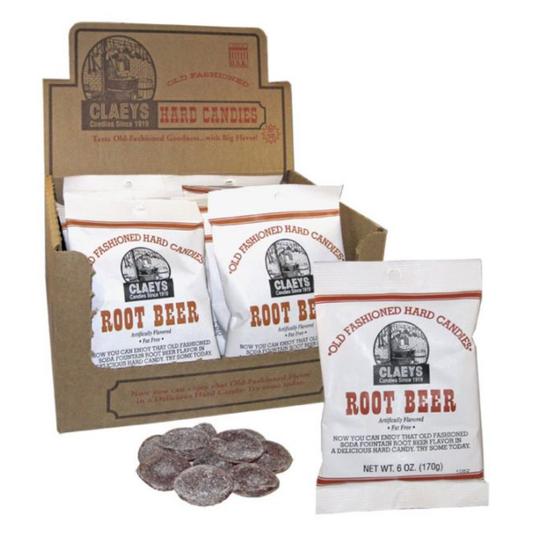 Claeys Old Fashioned Hard Candies – 6 oz Bag – Multiple Flavors Available – 1, 3, or 12 Pack