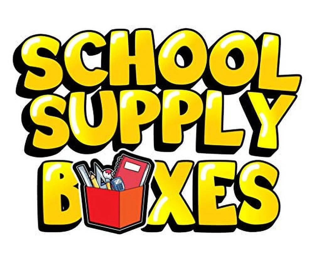 School Supply Boxes - Tax Time Essentials Office Kit – Basic Filing & Writing Supplies for Personal or Home Office Tax Prep