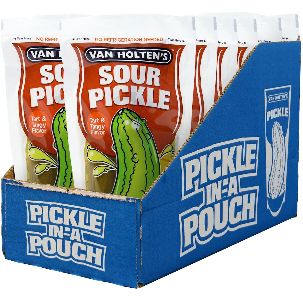 Van Holten’s Pickles – Jumbo Pickle-in-a-Pouch – Multiple Bold Flavors – Available in 1 Pack or 12 Pack