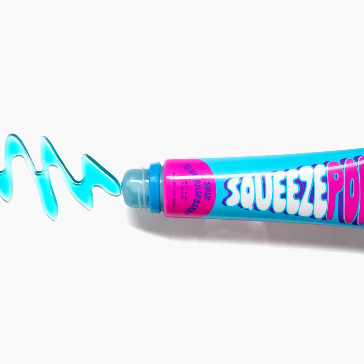 Squeeze Pop 4 oz – Sour Lollipop Tube in Watermelon, Blue Raspberry & Green Apple | Single, 3, 12 & Variety Pack