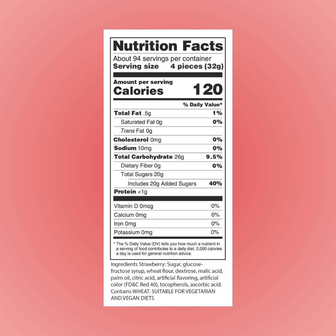 Sour Power Belts – Fruity Sour Candy: Green Apple, Berry Blue, Pink Lemonade, Strawberry, Watermelon, Quattro – 1 lb, 2.5 lb, 6.6 lb