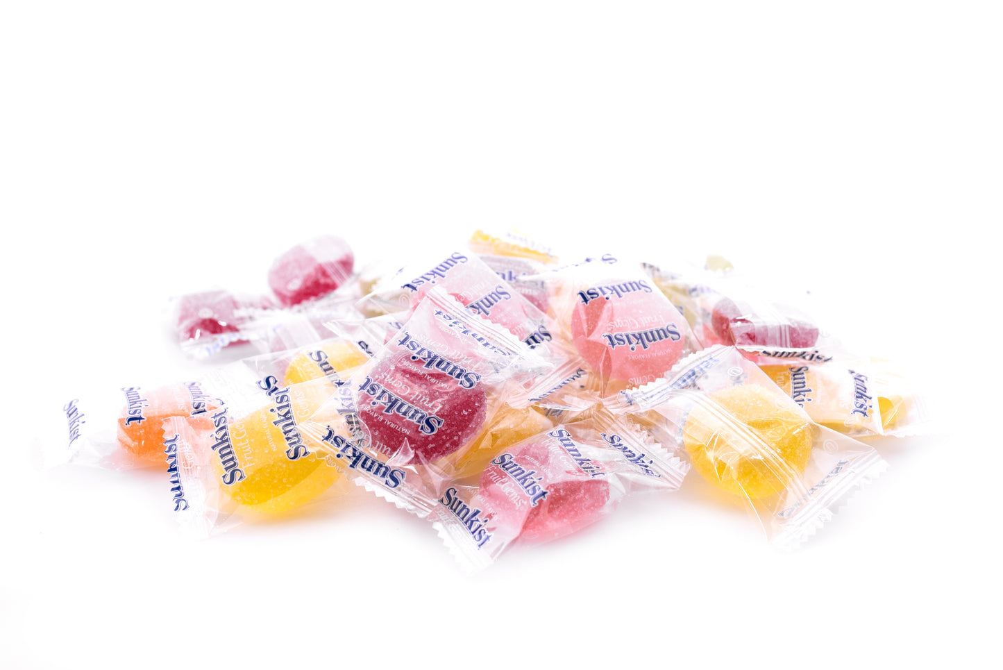 Sunkist Fruit Gems – Mixed Fruit Jelly Candy | Orange, Lemon, Pink Grapefruit, Raspberry & Lime | Bulk Candy 1, 2, 3, 5 & 10 lbs